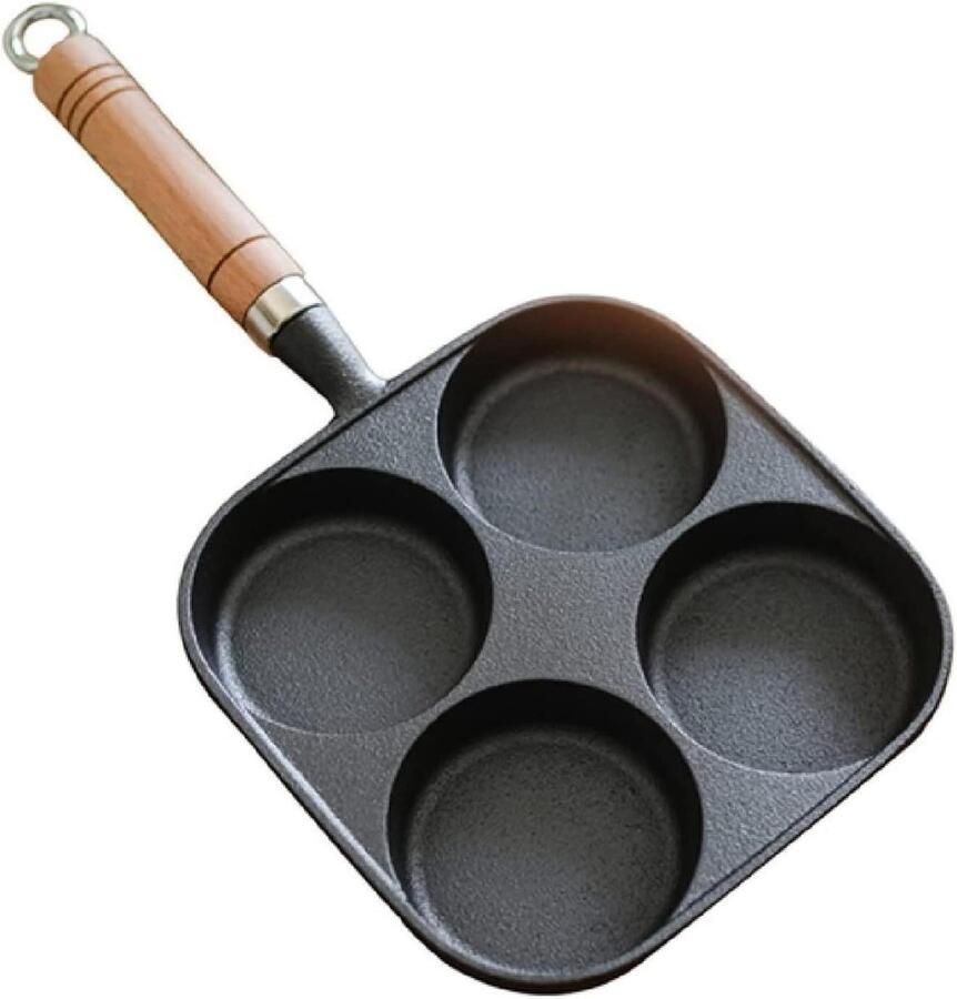 Pannenkoekenpan Omeletpan Koekenpan Bakplaat Ontbijt Maken Gelijkmatige Warmte Niet gespecificeerd Zwart
