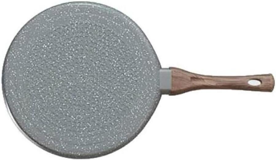 Pannenkoekenpan Omeletpan Koekenpan Grillpan Ontbijt Bereiden Steenversterkte Coating Ø18 22 26cm Grijs