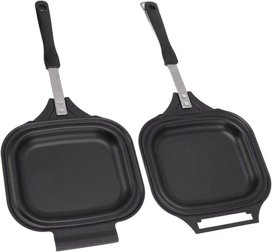 Pannenkoekenpan Omeletpan Koekenpan Ontbijt Maken Gelijkmatige Verwarming Niet gespecificeerd Zwart
