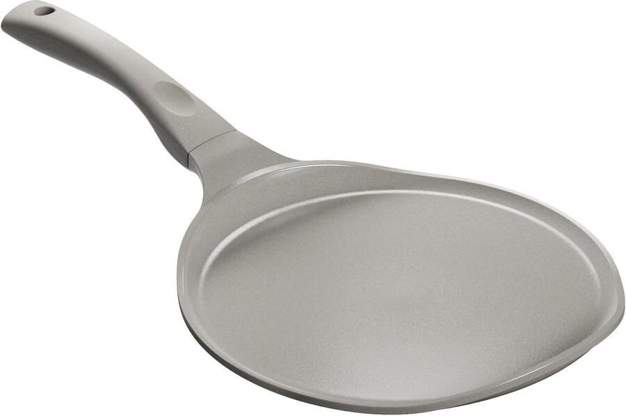 Pannenkoekenpan Omletpan Koekenpan Lekker Ontbijten Keramische Antiaanbaklaag 26 cm Grijs