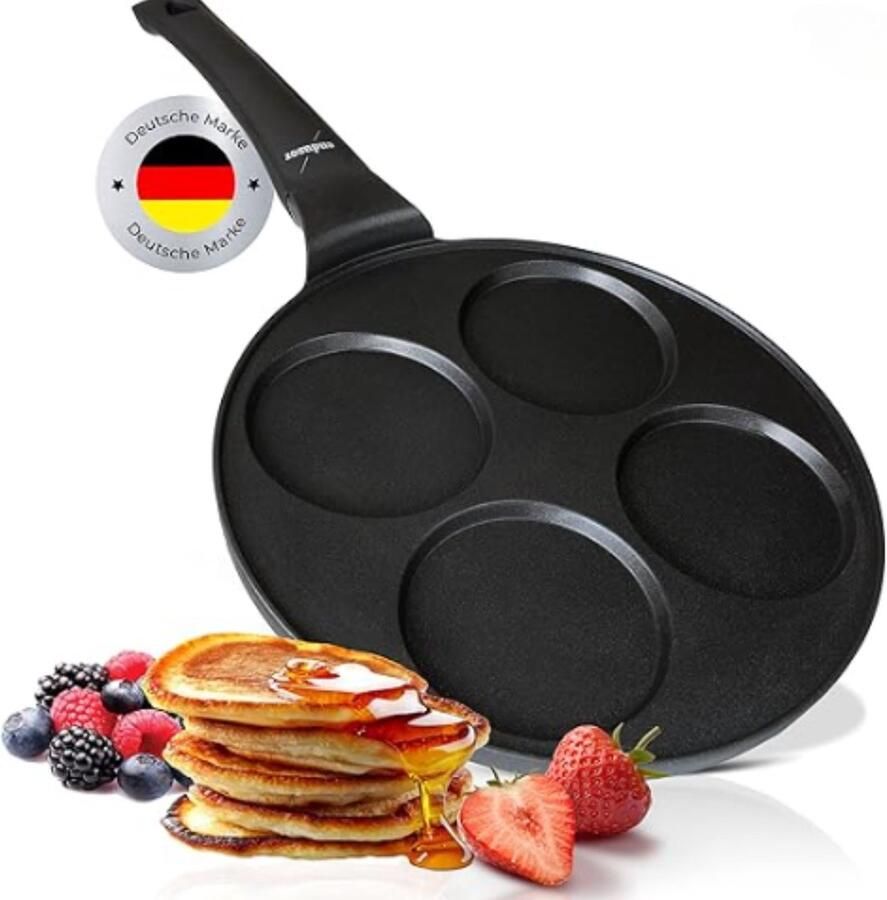 Pannenkoekenpan Pancake Pan Eierpan Omeletpan Omeletmaker Pancake Maker Anti-aanbaklaag Alle warmtebronnen
