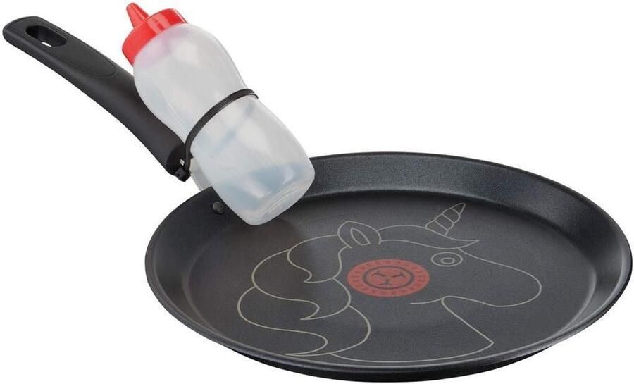 Pannenkoekenpan Rond Crepe Pan Dierenkoekjes Maken Speciale Vorm Coating 25 cm Zwart