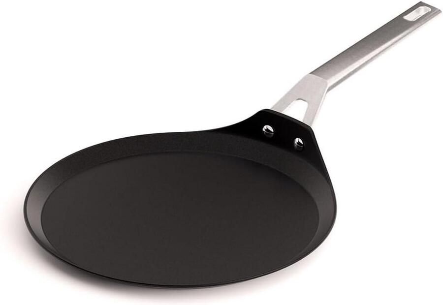 Pannenkoekenpan Vierkant Crêpe Pan Pannenkoeken Bakken Inductie Geschikt 28 cm Diameter Donkergrijs