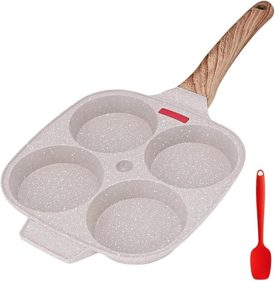 Pannenkoekenpan Wit Aluminium Voor Inductie en Gasfornuizen