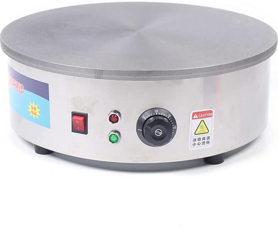 Pannenkoekenplaat Crêpe Maker Grote Maaltijden Maken Grote Diameter 45 cm Roestvrij staal