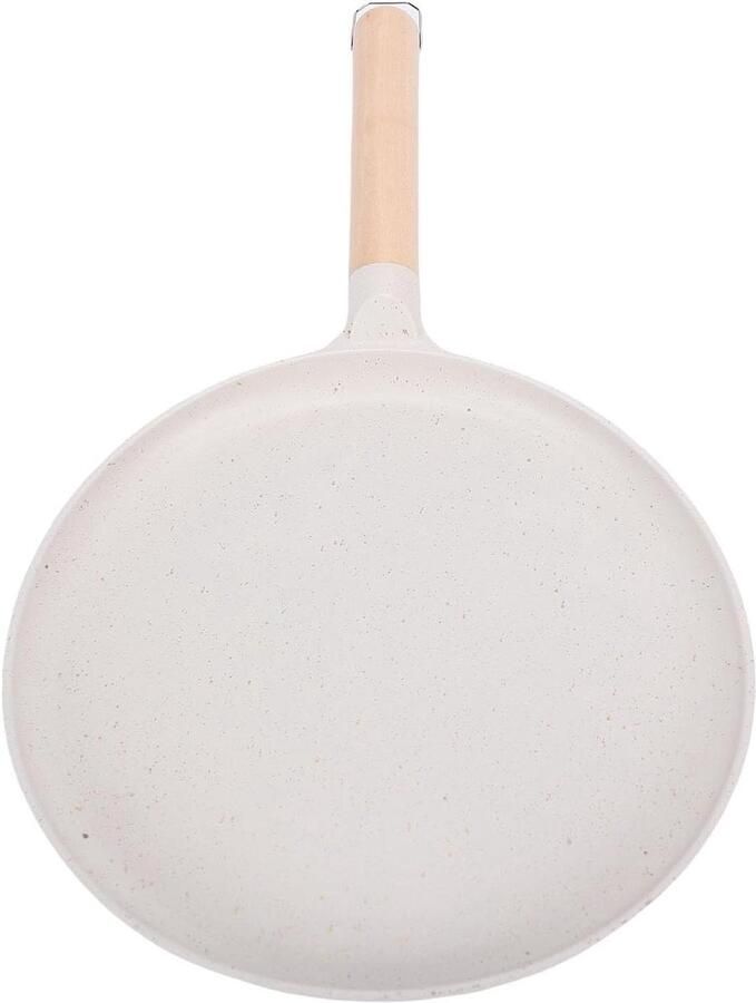 Pannenkoekenplaat Koekenpan Keuken Gebruik Dubbele Antiaanbaklaag 24 cm Zwart