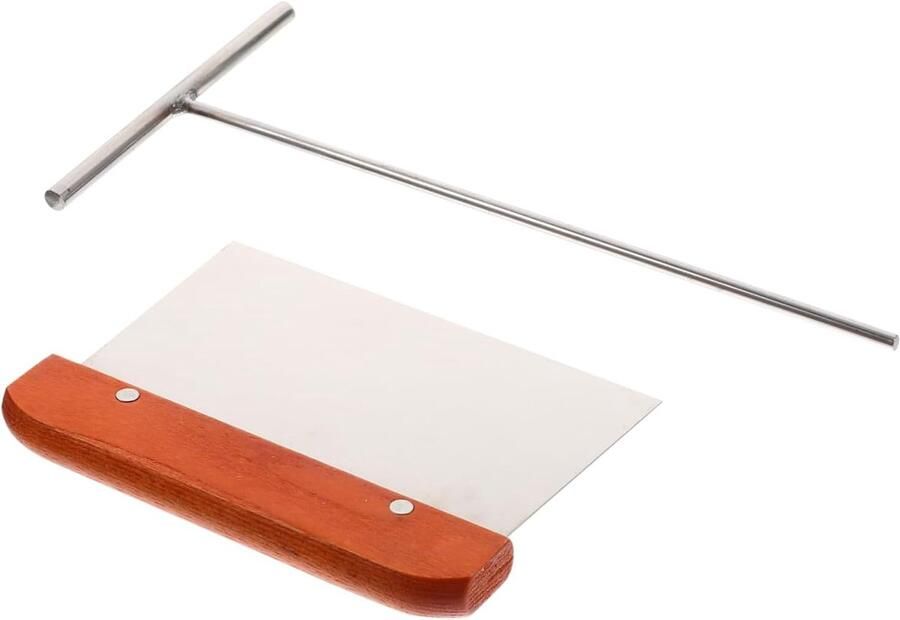 Pannenkoekenset Crêpe tool Thuis bakken Ergonomisch ontwerp 25.5 cm Zilver