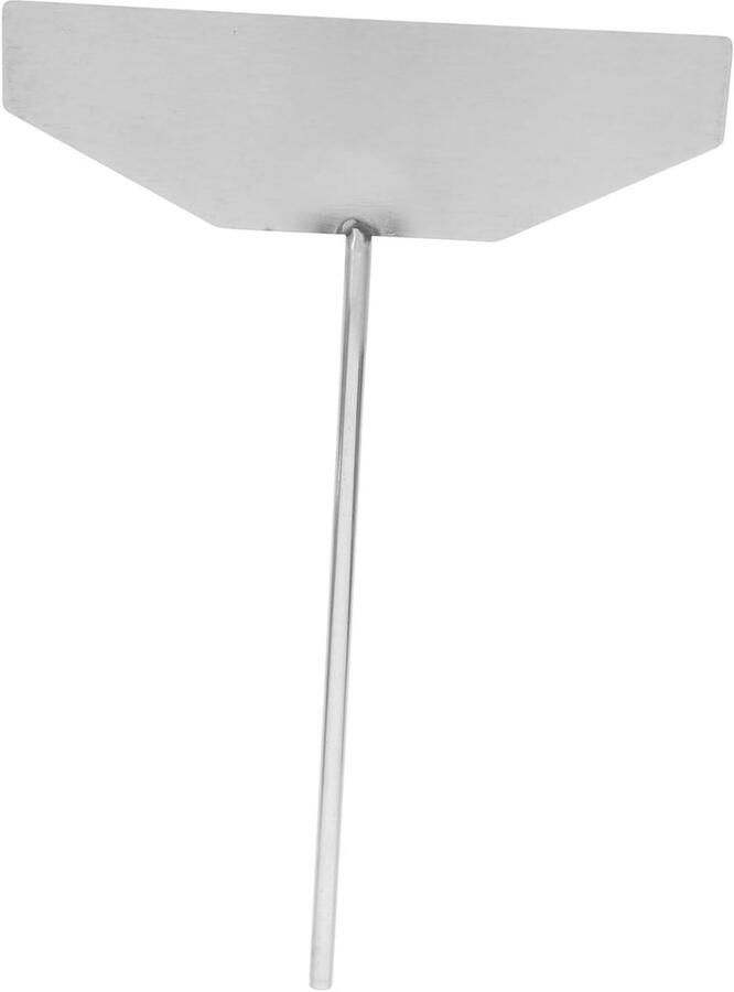 Pannenkoekenspatel Crêpespatel Flipper Pannenkoeken Bakken Speciaal voor Crêpepannen 20 x 13 cm Zilver