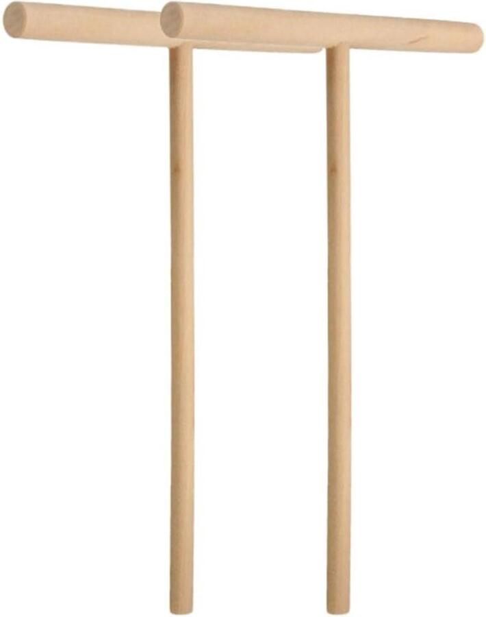 Pannenkoekenverdeler Deegverdeler Pannenkoeken Bakken Glad Geslepen Oppervlak 16 x 12 cm Houtkleur