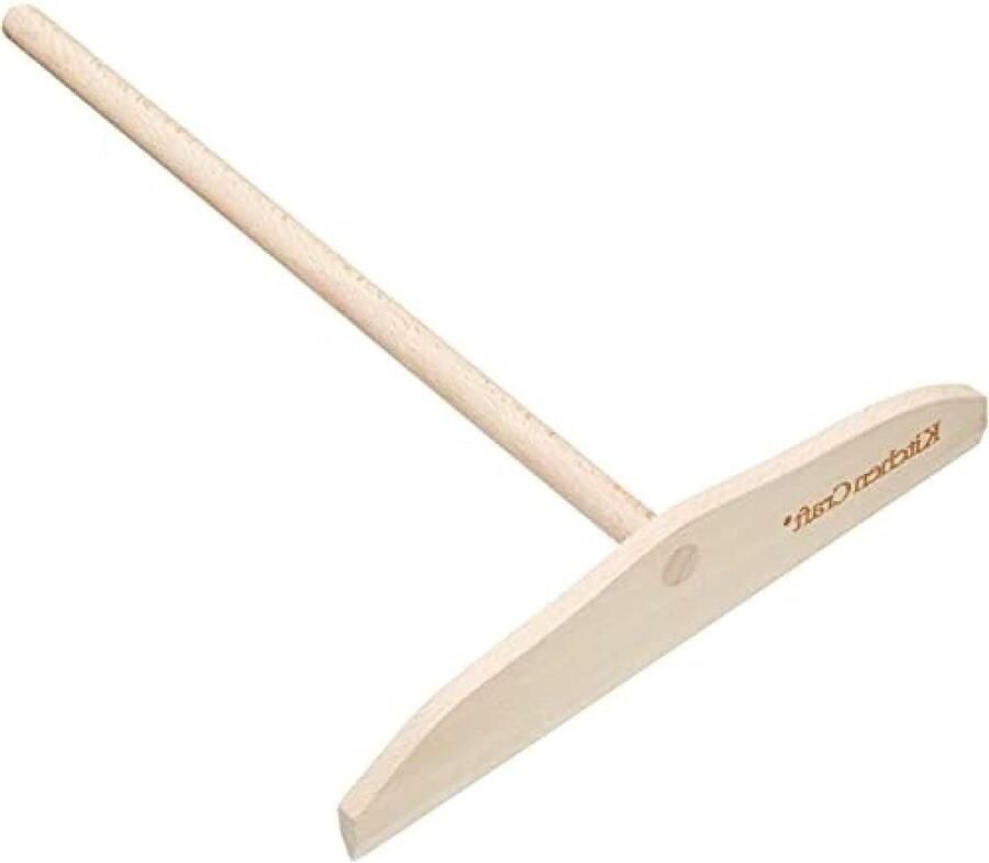 Pannenkoekenverdeler Hout Crêpe spatel Perfecte pannenkoeken Scherpe rand verspreidt deeg 3.7 x 17.1 cm Houtkleur