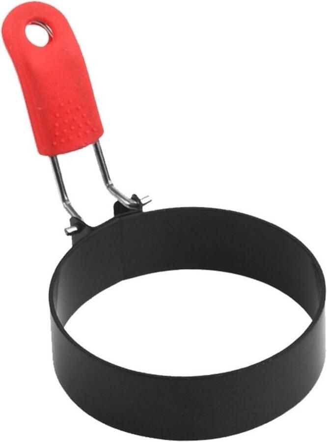 Pannenkoekvorm Omeletring grill Ontbijt maken Afneembare handgreep Niet gespecificeerd Zilver
