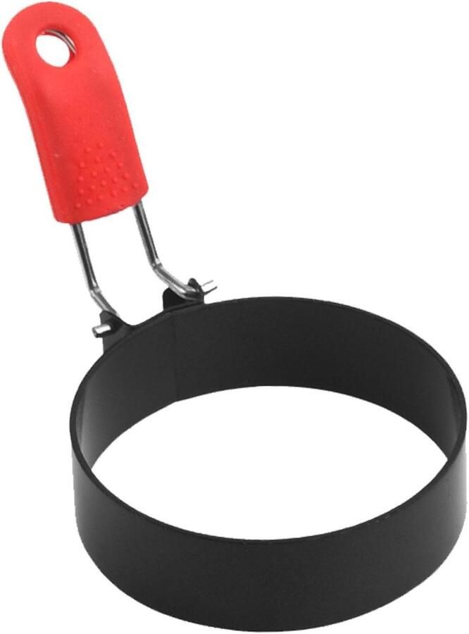 Pannenkoekvorm Omeletring grill Ontbijt maken Afneembare handgreep Niet gespecificeerd Zilver