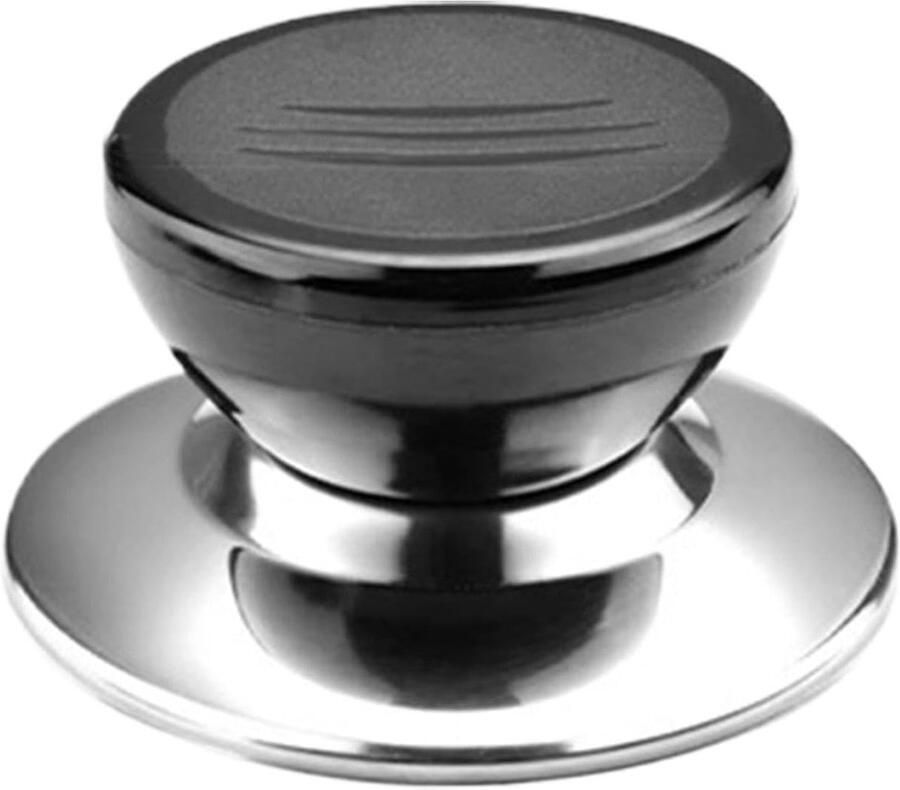 Pannensteel Vervanging Keukenhandgreep Veilig Koken Warmte-isolatie 5.8 x 4.8 cm Zwart - Foto 1
