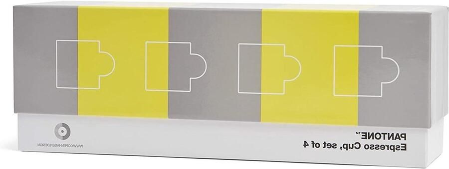 PANTONE Espresso Cups 4 pcs. In Gift Box (COY21)