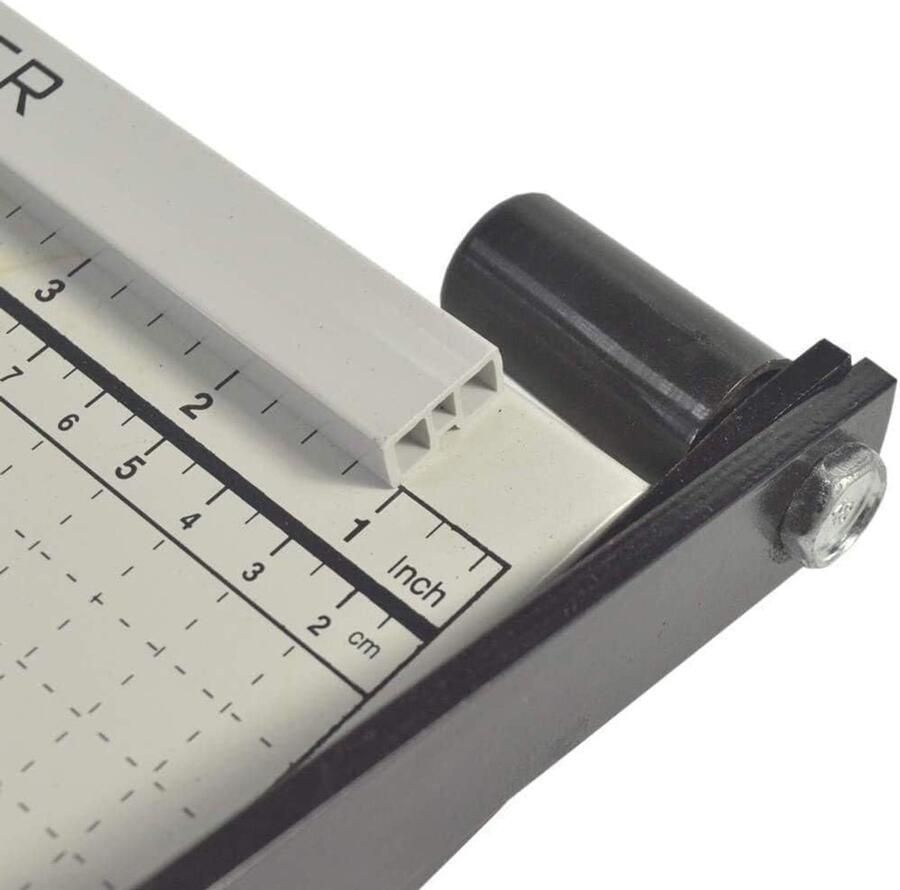Papier Snijmachine Snijapparaat Precisie Snijden Robuust Ontwerp 30 cm Snijlengte Zwart