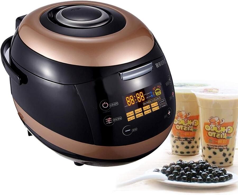 Parel Kookmachine Warme Drank Machine Dessert Bereiding Antiaanbaklaag 5L Capaciteit Zilver