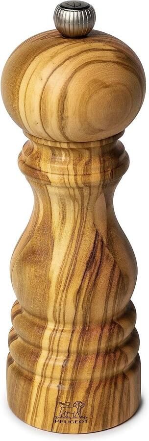 Paris Manual Pepermolen Verstelbare Grinder Olijfhout Olijf 18 cm
