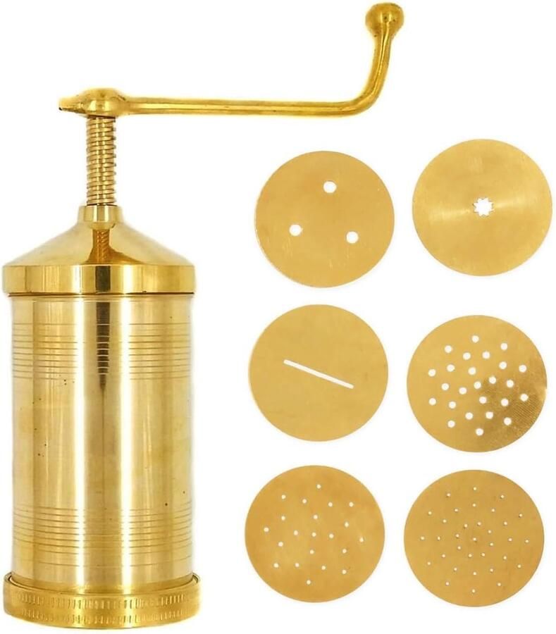 Pasta Maker Hand Rolling Machine Zuiver Messing Sev Sancha Machine Gebruikers Murukku Maker Druk Pomp Handleiding
