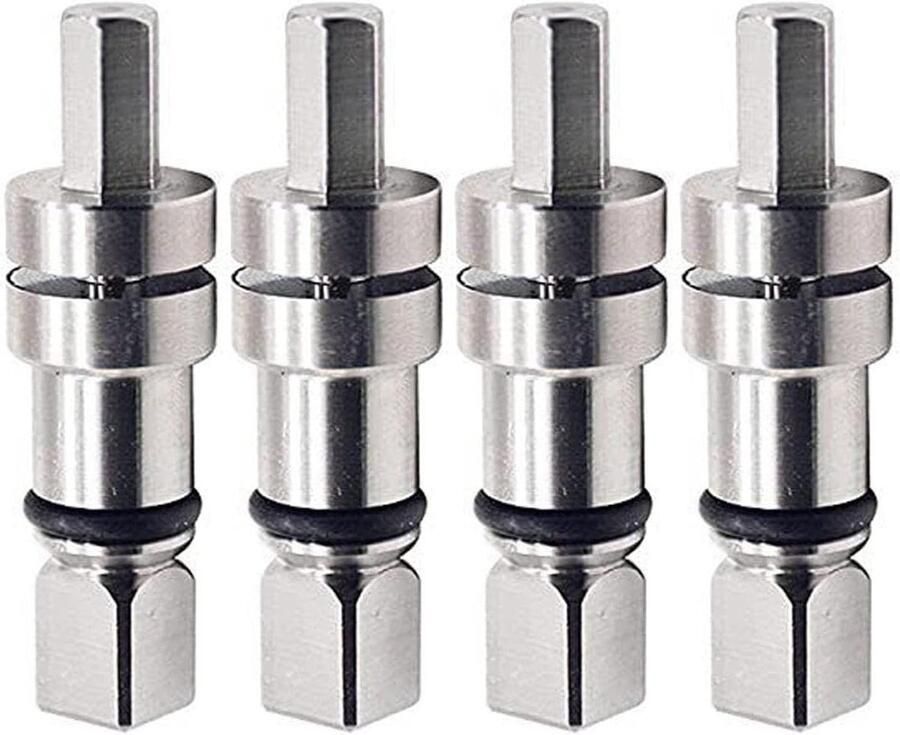 Pasta Opzetstuk Koppeling Schuifas Aandrijving Keukenmachine Reparatie CNC Gefreesd 4 stuks Zilver