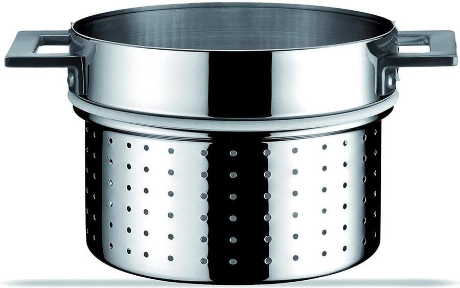 Pastakoker Inzetstuk Kookmand Pasta Koken Vaatwasmachinebestendig 24 cm Staal