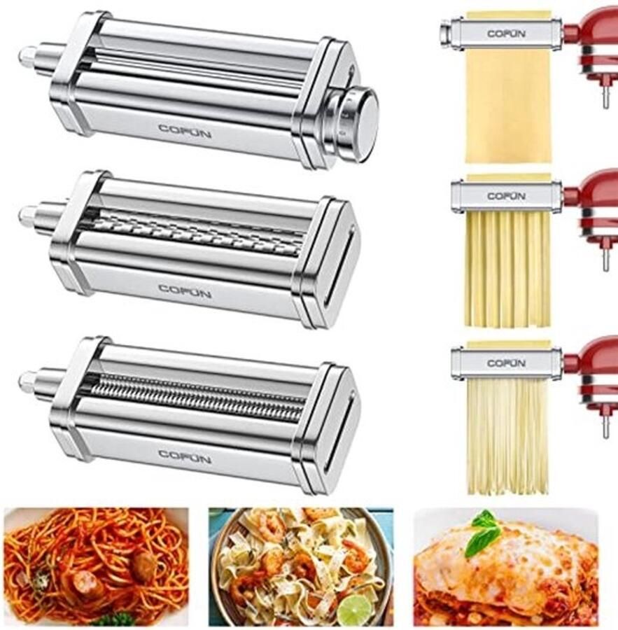Pastamachine accessoires voor het maken van verse pasta Set voor rollen en snijden van spaghetti en fettuccine