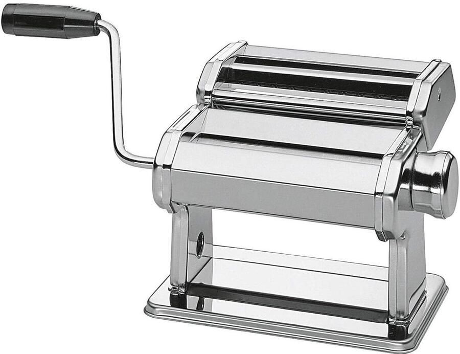 Pastamachine Handmatig Pastamaker Keuken Zelf Pasta Maken Roestvrij Staal 3 Soorten Pasta Zilver