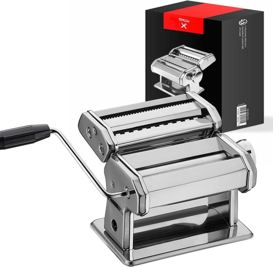 Pastamachine Deegmaker Zelf Pasta Maken Roestvrij Staal 2600 Gram Zilverkleurig