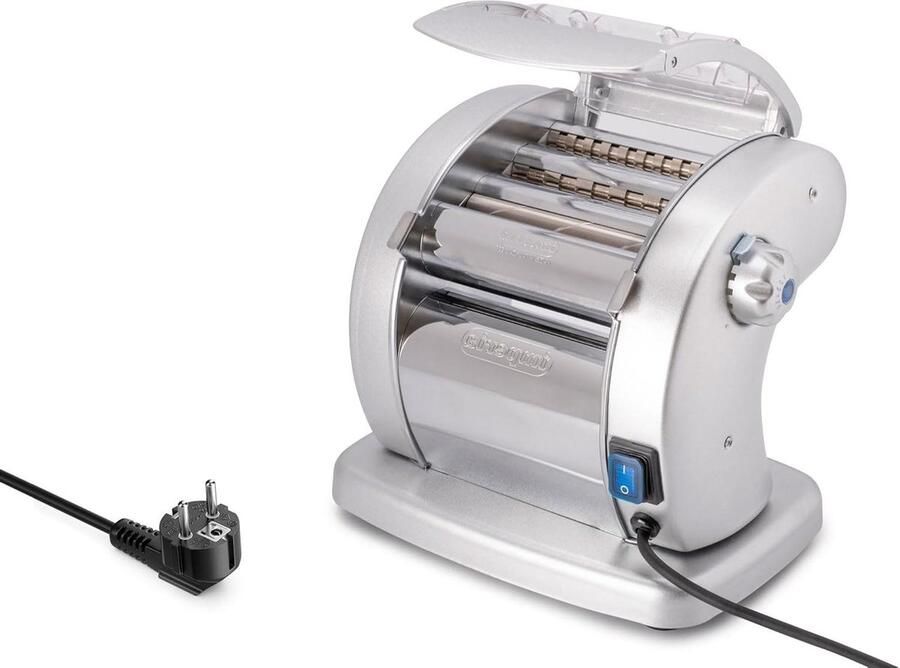 Pastamachine Elektrisch Verse Pasta Maken Thuis Pasta Bereiden Automatische Fettuccine Tagliolini 2 6.5 mm Zilver