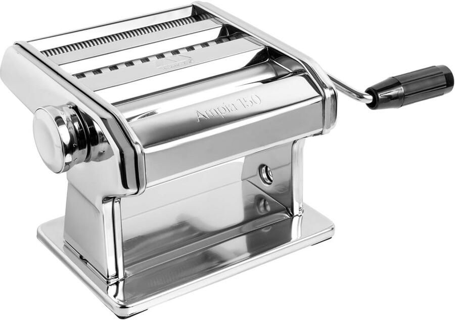 Pastamachine Groot Pastaroller Verse Pasta Maken 3 Pastasoorten 150 mm breed Zilver
