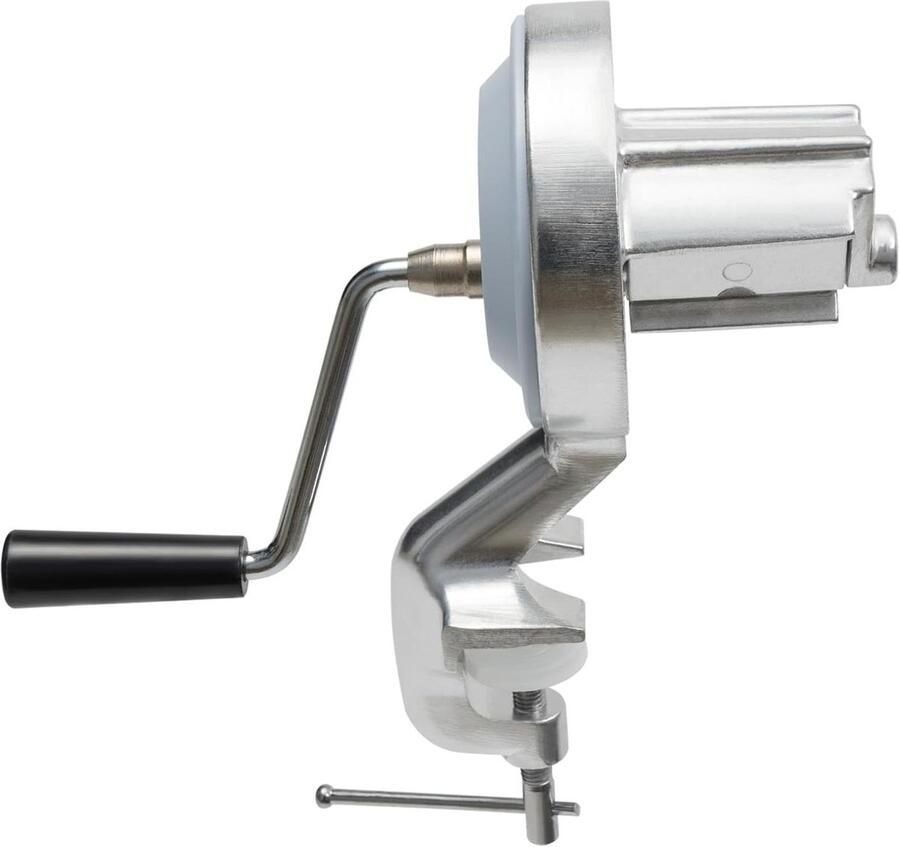 Pastamachine Handmatig Deegvormer Verse Pasta Maken Aluminiumlegering 5cm Tafel Zilver