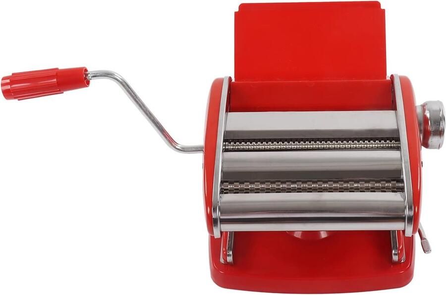 Pastamachine Handmatig Noedelmaker Keuken Verse Pasta Maken Zuignap Bevestiging 2 Messen Zilver