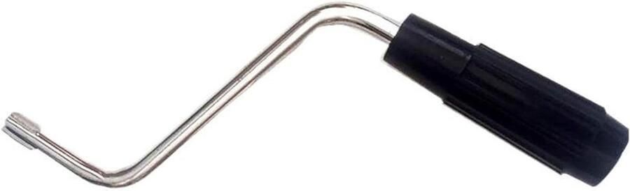 Pastamachine Handvat Deegroller Hendel Zelf Pasta Maken Ergonomische Grip 8 cm Zilverkleurig