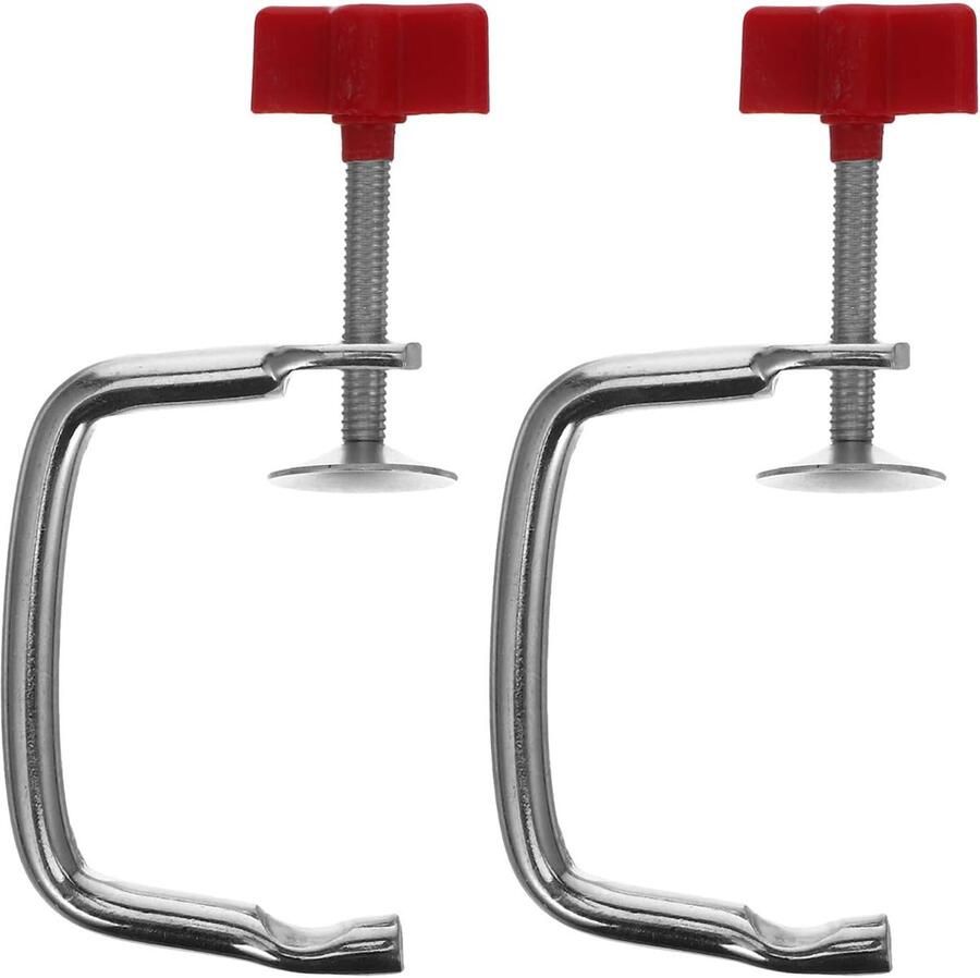 Pastamachine Handvat Noedelmaker Onderdelen Verse Pasta Maken Stevige Tafelklem 15.5cm Lengte Rood