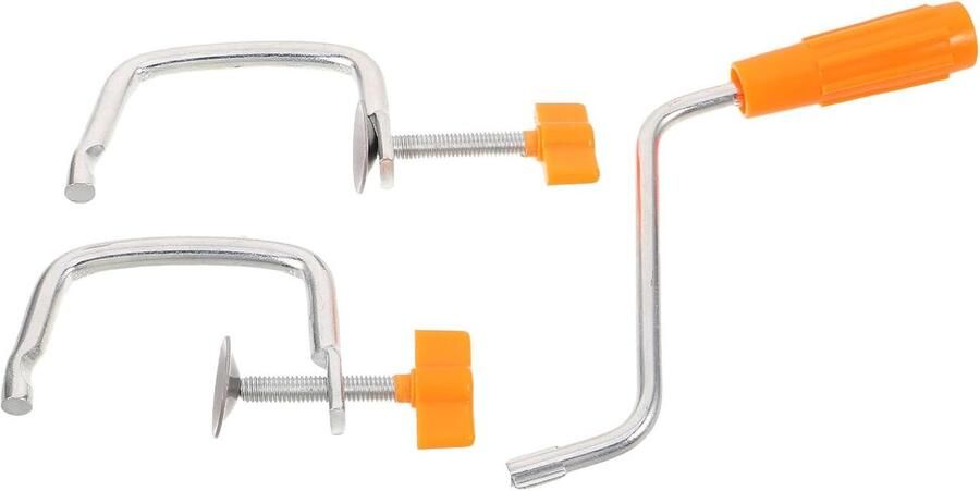Pastamachine Handzwengel Stevige Metalen Tafelbeugel Handgreep voor Handmatige Deegrollers Eenvoudige Installatie Verbeterde Stabiliteit voor Thuisgebruik