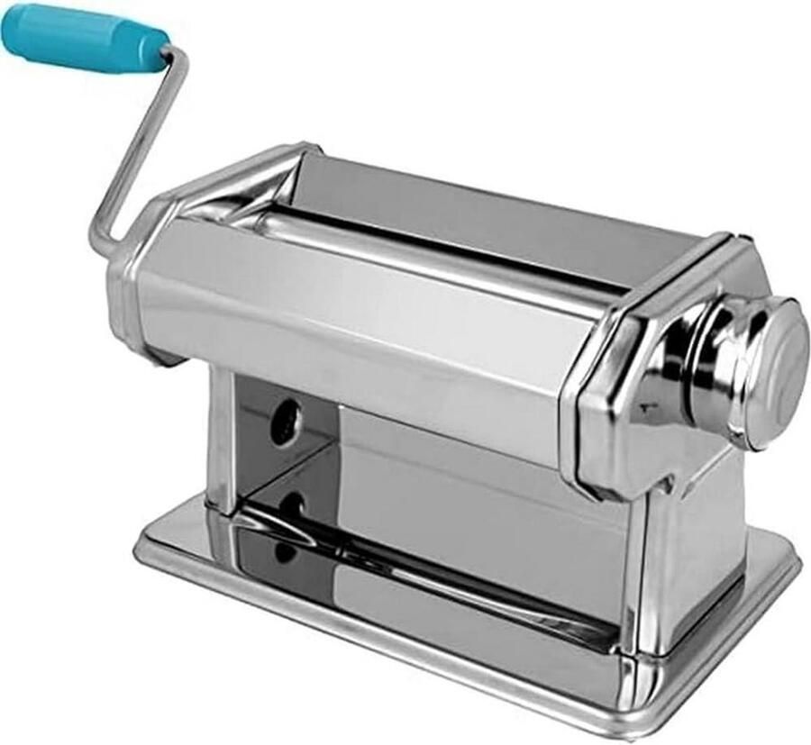 Pastamachine Kleiroller Decoratie maken Instelbare dikte 21 x 14.5 cm Zilver