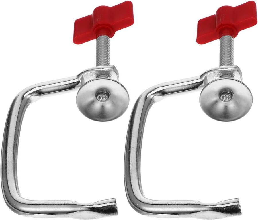 Pastamachine Klem Noodle Maker Onderdeel Thuis Pasta Maken Snelle Installatie 15.5 x 6.5 cm Rood