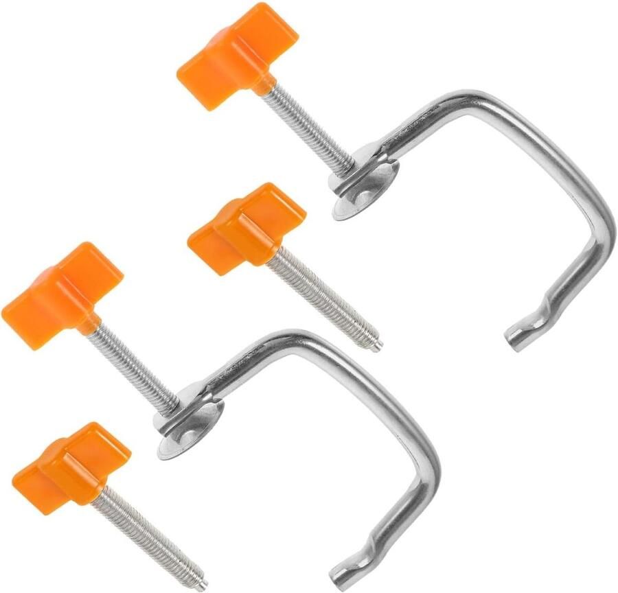 Pastamachine Klem Noodle Maker Onderdeel Zelf Pasta Maken Universele Compatibiliteit 2 Sets Oranje