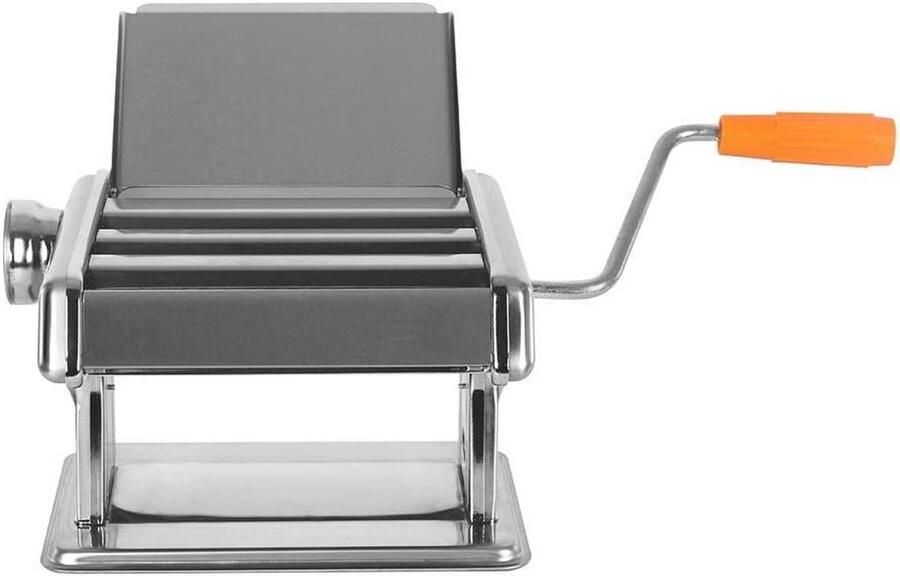 Pastamachine Noodle Maker Zelf Pasta Maken Roestvrij Staal 21 x 19.5 x 15cm Zilver