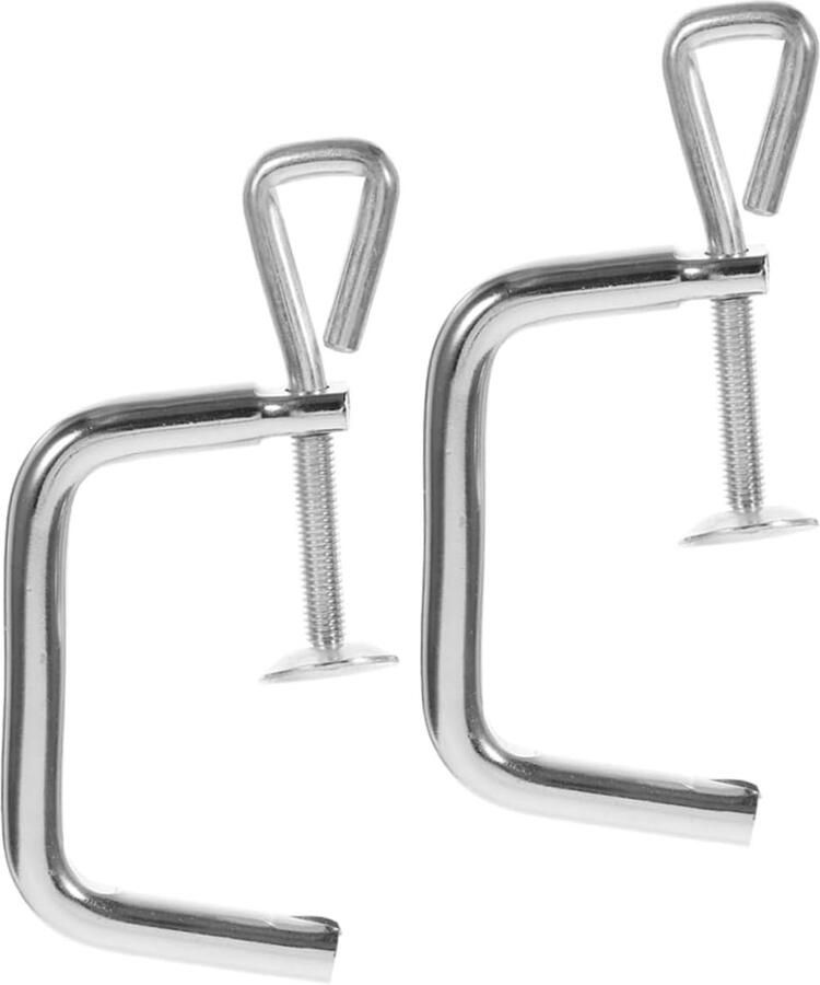 Pastamachine Onderdelen Accessoires Set Zelf Pasta Maken Verstelbare Klem 2 Stuks Zilver