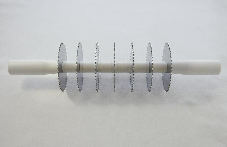 Pastamachine Pastaroller Deegsnijder Zelf Pasta Maken Instelbaar 11 Breedtes 38 cm Zilver