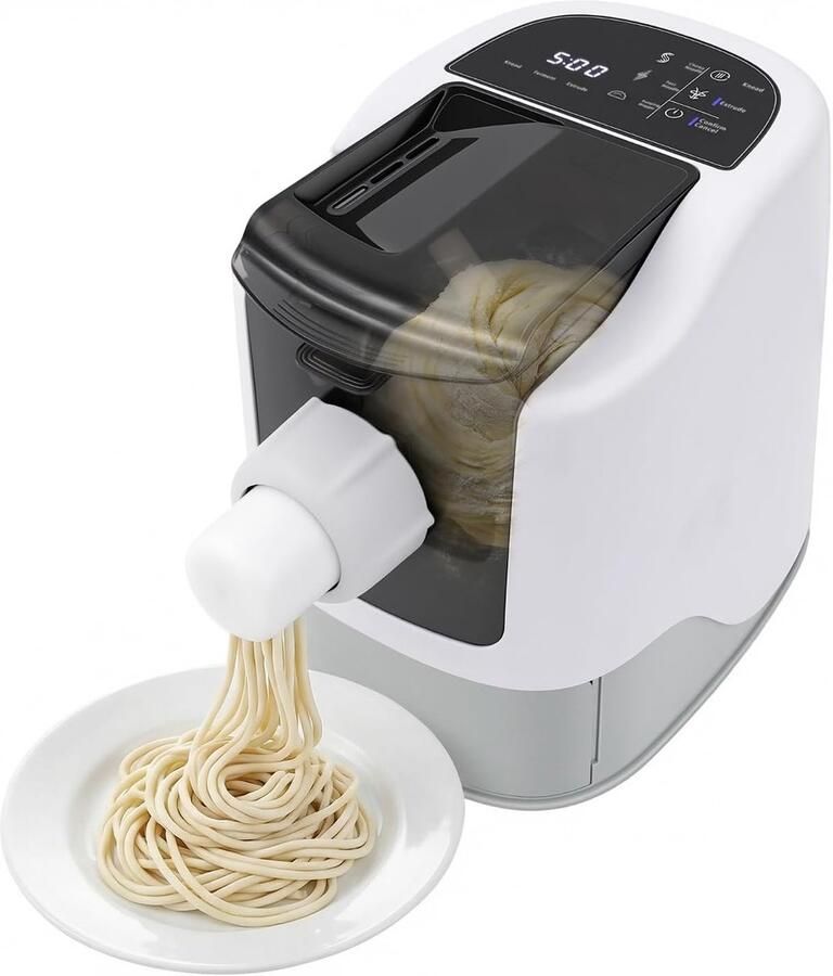 Pastamachine professionele 13 sets messenvorm elektrische pastamachine volautomatische pastamaker spaghetti voor glutenvrije en volkorennoedels