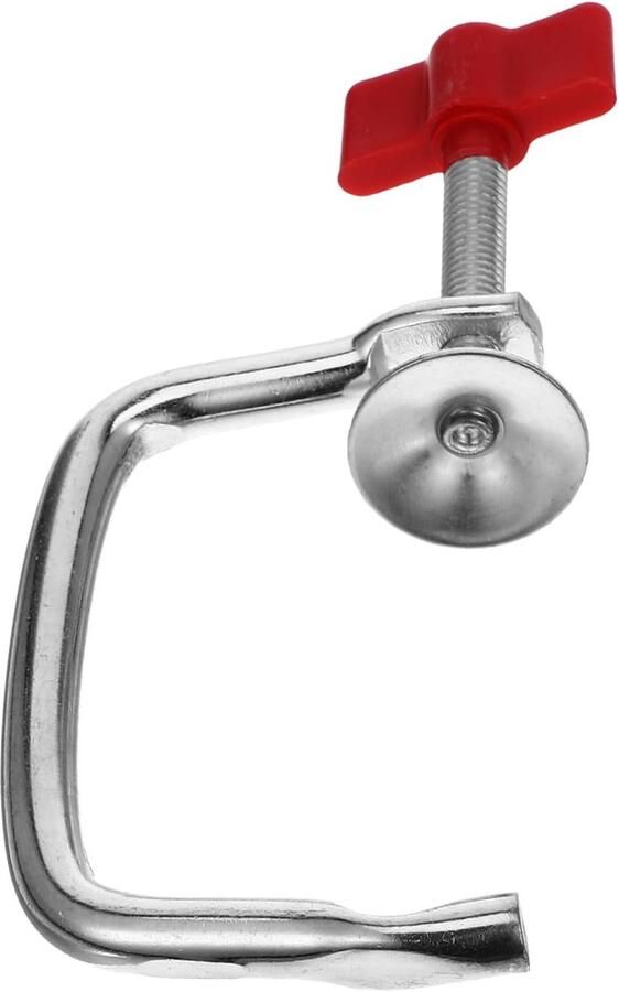 Pastamaker Accessoire Deegklem Zelf Pasta Maken Robuuste IJzeren Legering 15.5x6.5x2.8cm Rood