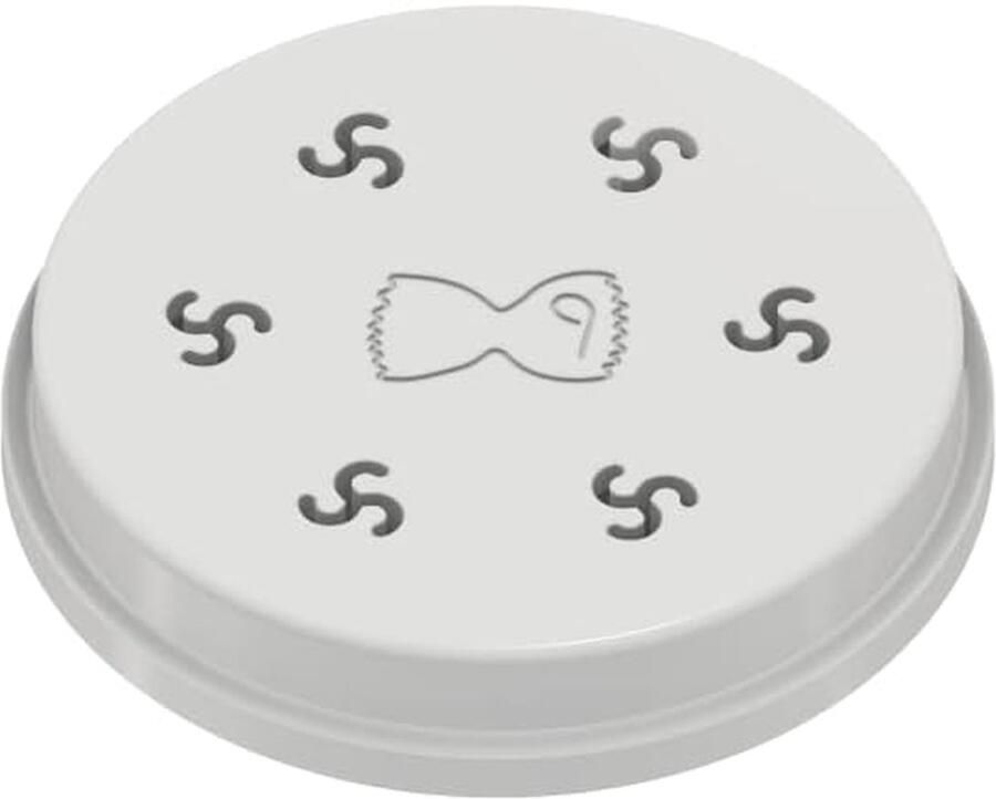 Pastamaker Accessoire Pastamachine Opzetstuk Verse Pasta Maken Fusilli Vorm 65 mm Wit
