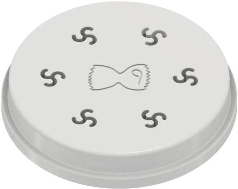 Pastamaker Accessoire Pastavorm Zelf Pasta Maken Fusilli 6.5mm A3 Formaat Wit
