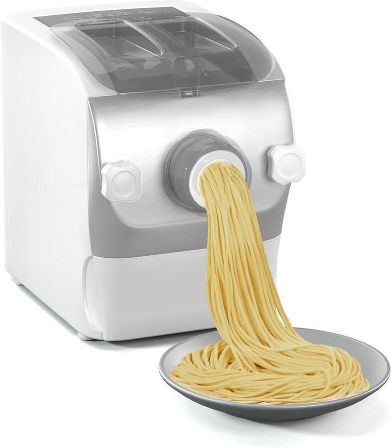 Pastamaker Elektrisch Verse Pasta Machine Zelf Pasta Maken Volledig Automatisch 500g Capaciteit Wit