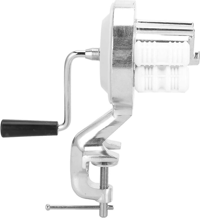 Pastamaker Handmatig Macaroni Machine Zelf Pasta Maken Roestvrij Staal 25 cm Zilver