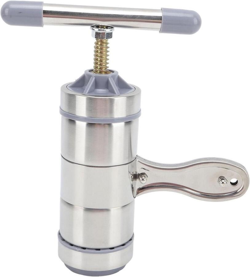 Pastamaker Machine Noodle Maker Zelf Pasta Maken Handmatige Bediening Niet Gespecificeerd Zilver