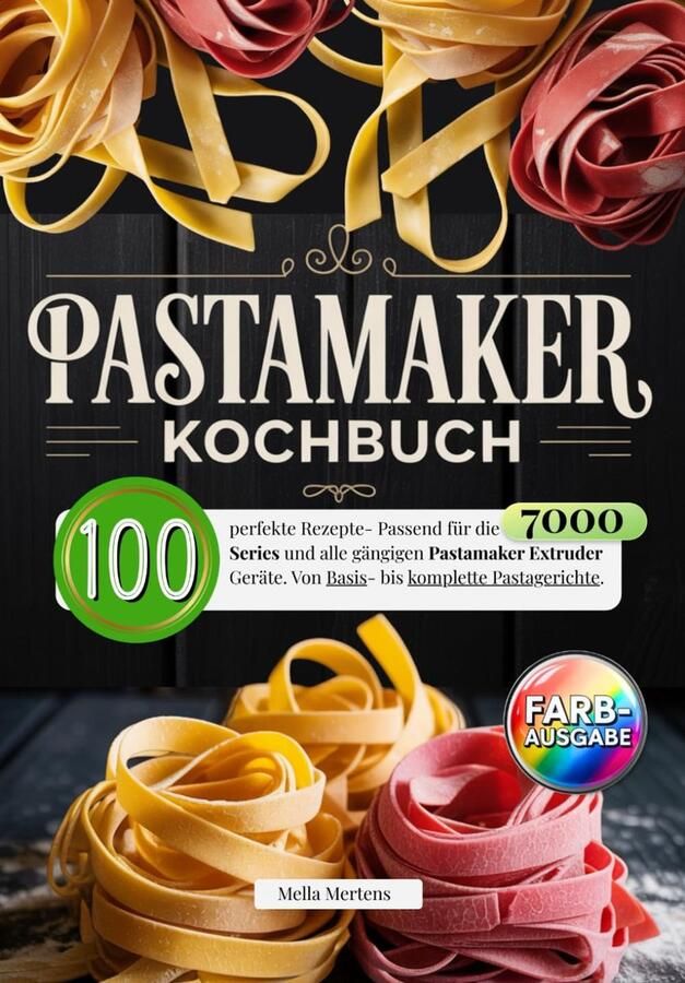Pastamaker Receptenboek Pastamaker Gids Thuis Pasta Maken 100 Perfecte Recepten 108 Pagina's