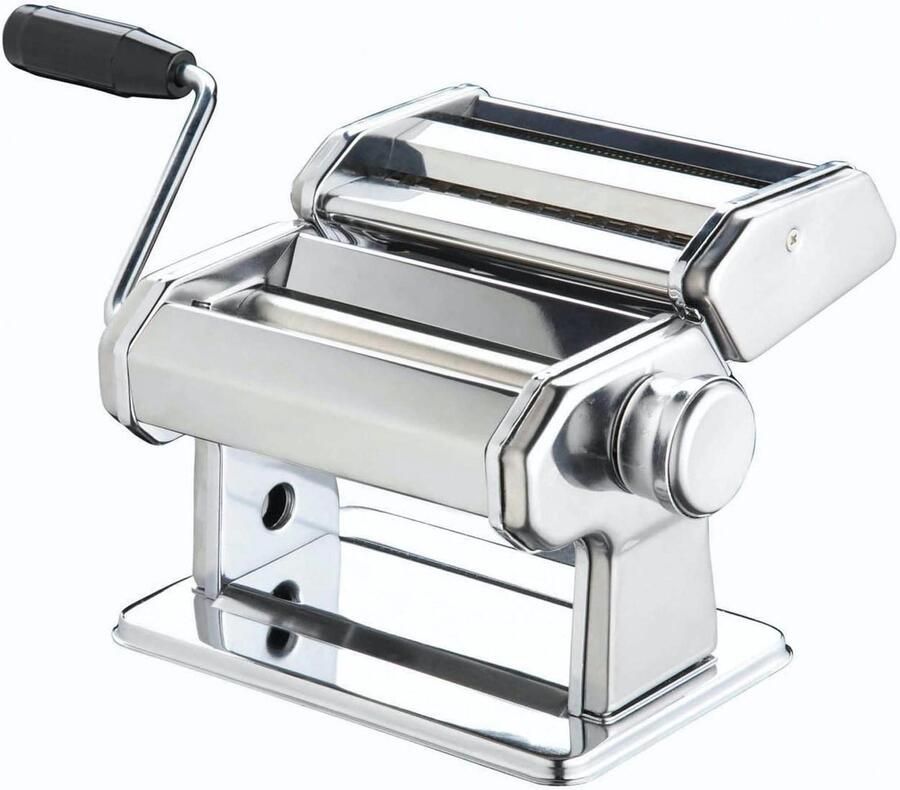 Pastamaker Roestvrij Staal Deegroller Machine Zelf Pasta Maken 9 Dikte Instellingen