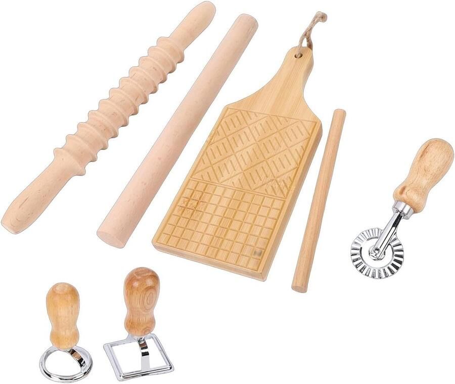 Pastamaker Set Pastakit Kneder Zelfgemaakte Pasta Maken Veelzijdige Keuken Tool 7 Delig Niet gespecificeerd